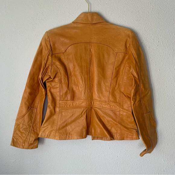 PADITOS // Vintage Genuine Leather Jacket - Size 11/12 - Picture 3 of 5
